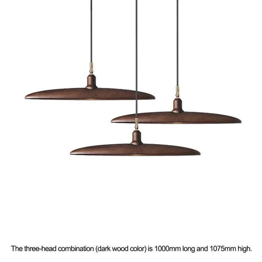 Modern Pendant Lights Solid Wood Simple Bar Restaurant Living Room Lamp Creative Personality Coffee