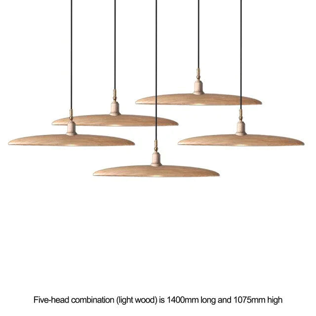 Modern Pendant Lights Solid Wood Simple Bar Restaurant Living Room Lamp Creative Personality Coffee