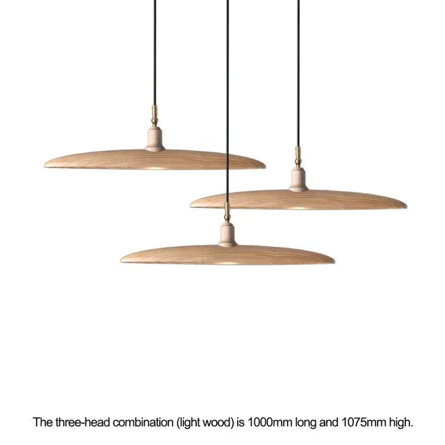 Modern Pendant Lights Solid Wood Simple Bar Restaurant Living Room Lamp Creative Personality Coffee