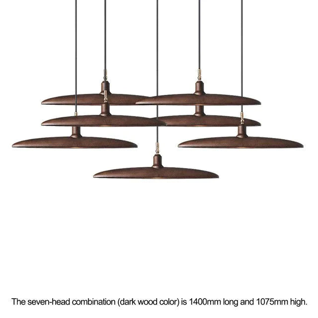 Modern Pendant Lights Solid Wood Simple Bar Restaurant Living Room Lamp Creative Personality Coffee