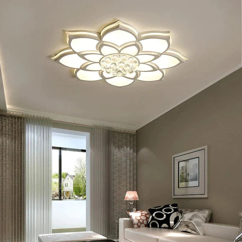 New Creative Rings Modern Led Ceiling Light For Living Room Bedroom Study Home Indoor Fixture