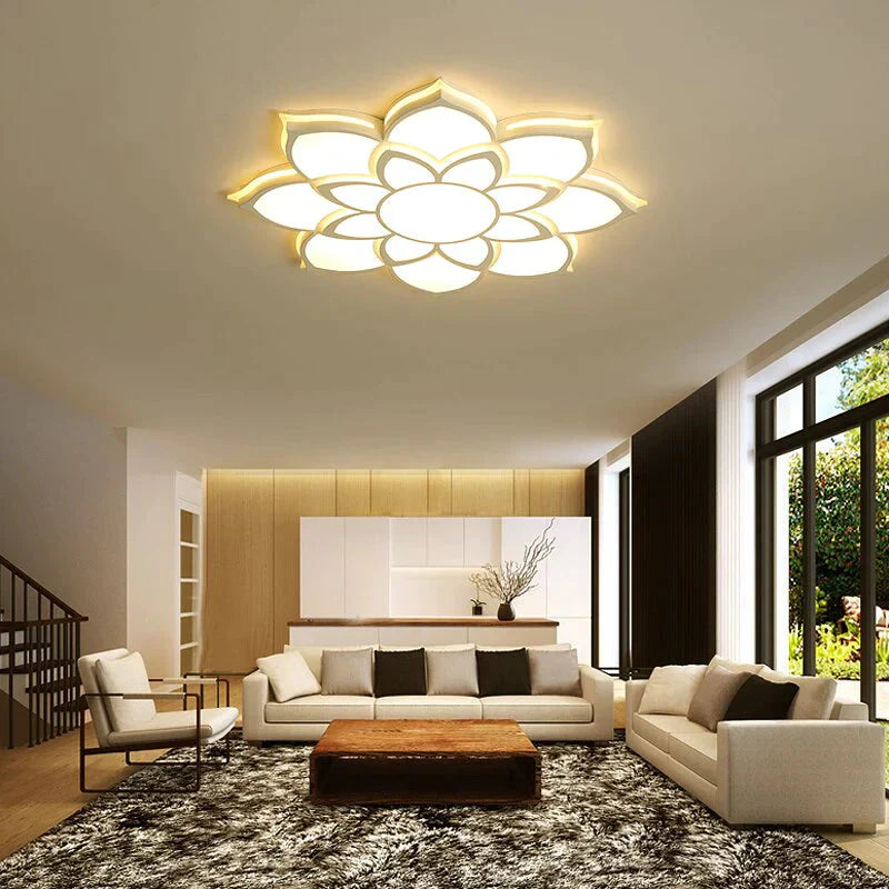 New Creative Rings Modern Led Ceiling Light For Living Room Bedroom Study Home Indoor Fixture