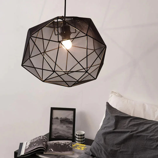 Cloth Hanging Lamps Geometry Pendant Lights Minimalist Personality Creative Restaurant Bar Terrace