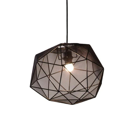Cloth Hanging Lamps Geometry Pendant Lights Minimalist Personality Creative Restaurant Bar Terrace