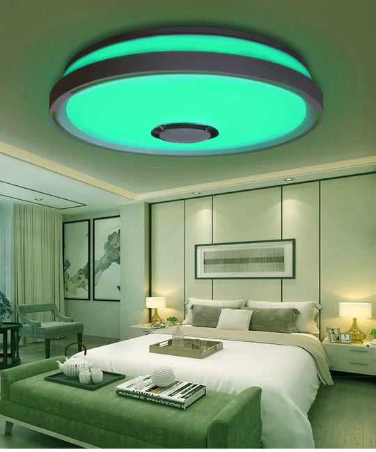 Music Led Ceiling Lights Rgb App Control Lamp Bedroom 36W Living Room Light Lampara De Techo