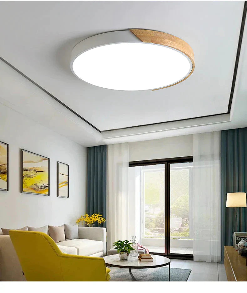 Modern Led Ceiling Light For Living Room Lighting Fixtures Bedroom Kitchen Surface Mount Lamp White