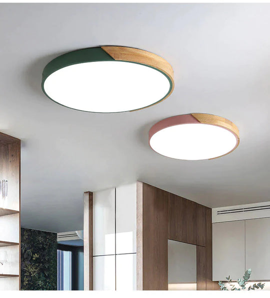 Modern Led Ceiling Light For Living Room Lighting Fixtures Bedroom Kitchen Surface Mount Lamp White