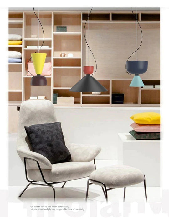 Modern Pendant Lights Lamp Kitchen Island Dining Living Room Shop Decoration Colorful Light