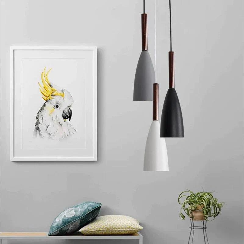 Modern Pendant Light Nordic Lamp Loft Hanglamp Living Room Kitchen Hanging Fixture Dining Lighting