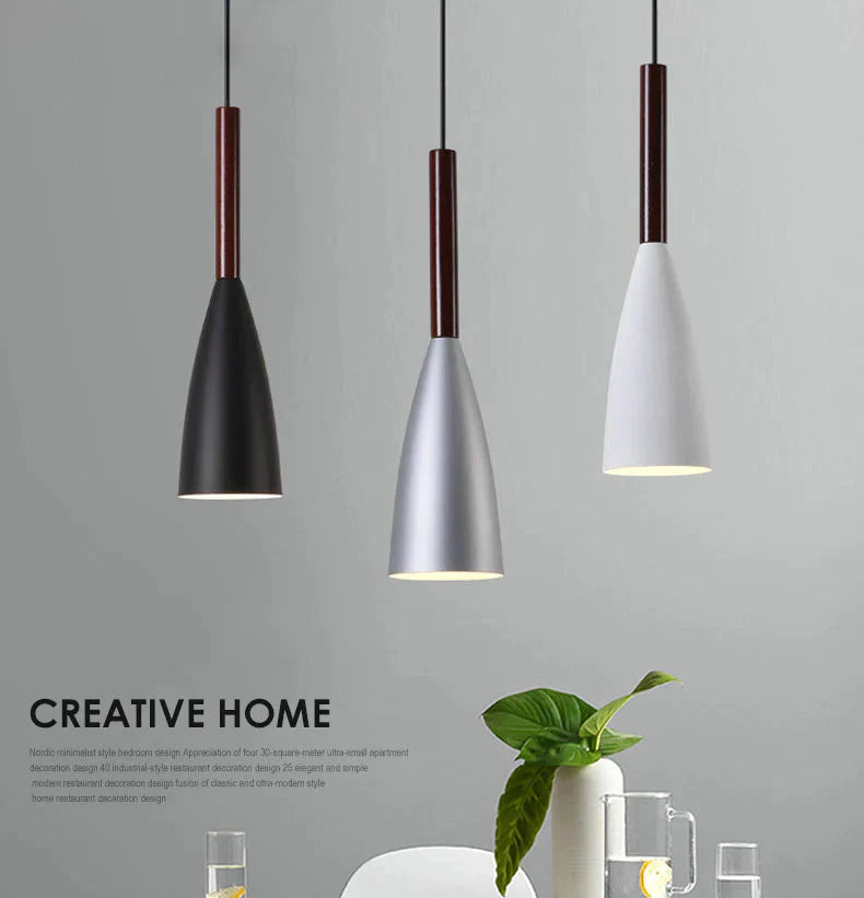 Modern Pendant Light Nordic Lamp Loft Hanglamp Living Room Kitchen Hanging Fixture Dining Lighting