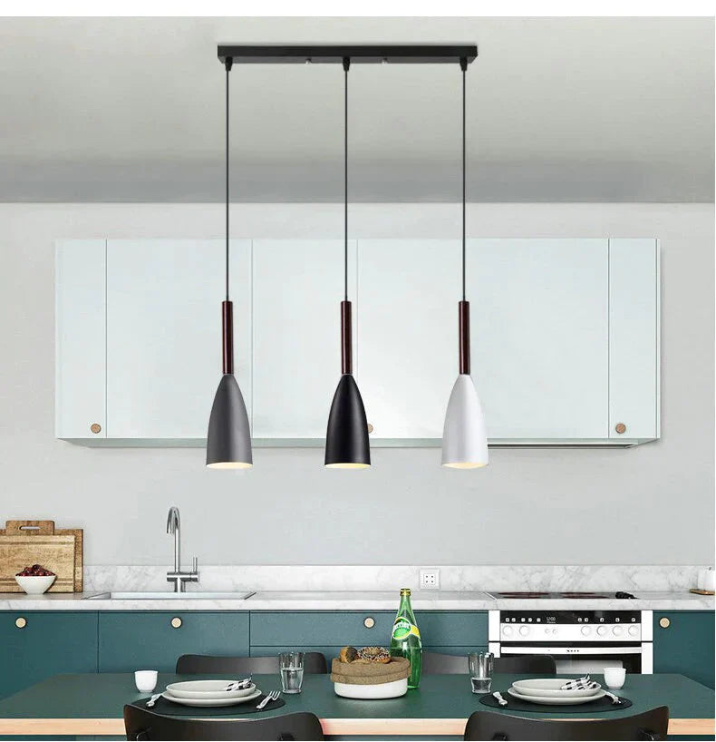 Modern Pendant Light Nordic Lamp Loft Hanglamp Living Room Kitchen Hanging Fixture Dining Lighting