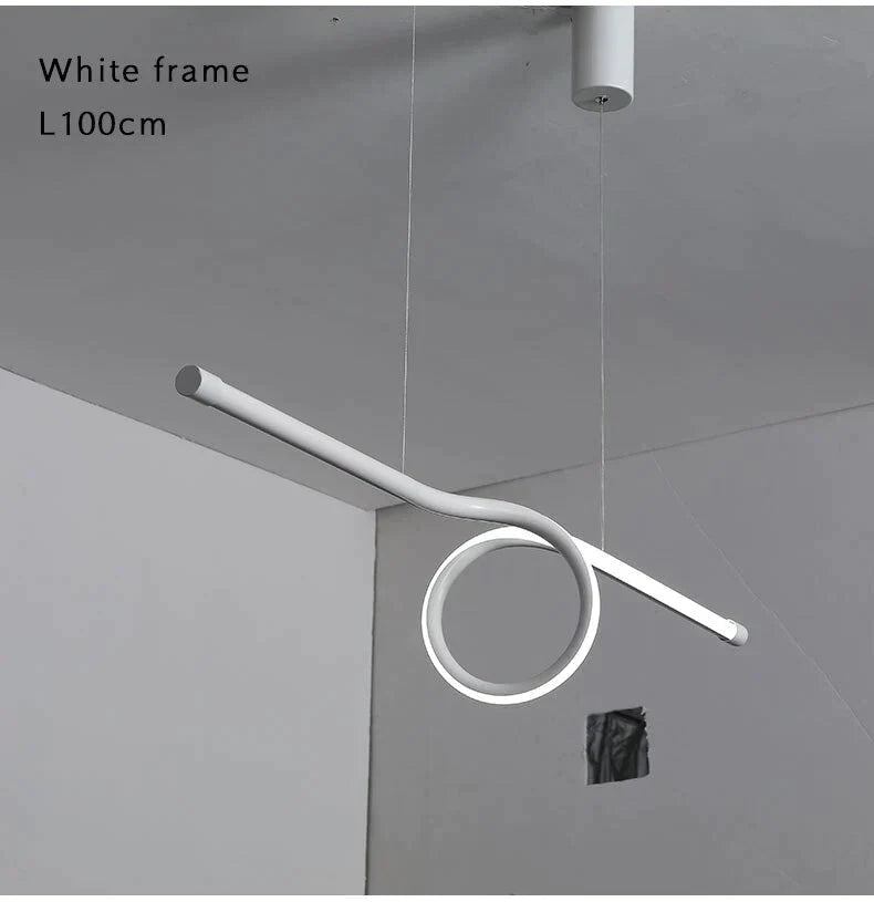 Blue Time Led Pendant Light For Home Modern Ceiling Lamp Dining Room Kitchen Living Hanging