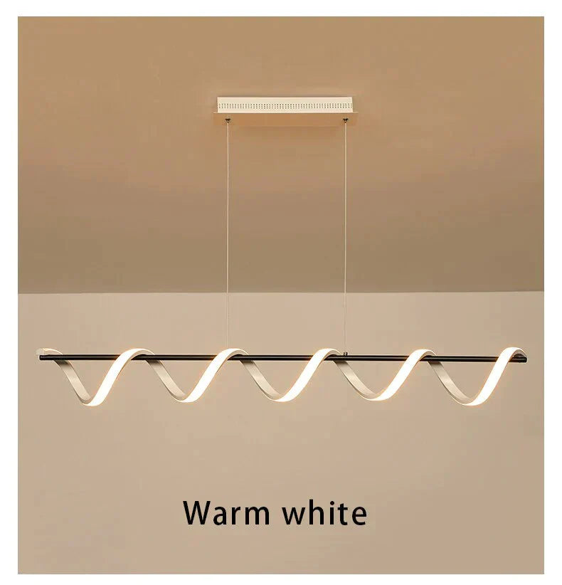 Home Modern Led Pendant Lights For Kitchen Dining Room Living Lamp Aluminum Simple Led Pedant