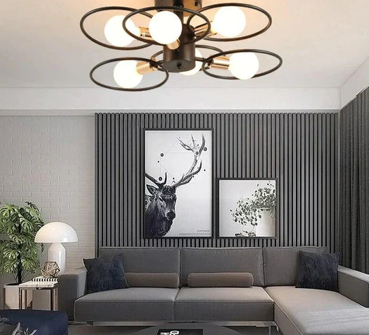 Modern Led Pendant Lights For Living Room Bedroom Lamparas Salon Techo Lighting Industrial Decor