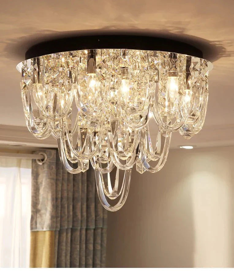 Luxury Led Crystal Pendant Lights Hanging Design Lighting For Kitchen Bedroom Hall Lamparas