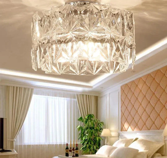 Creative Crystal Ceiling Lights For Corridor Bedroom Dining Room Cafe Hall Home Lighting Modern Led