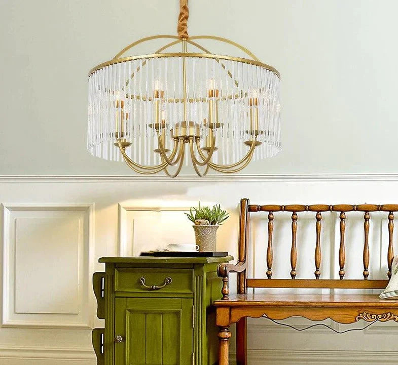 Modern Led Pendant Lights Chain Hang Lamp For Kitchen Dining Table Bedroom Vintage Gold Minimalist