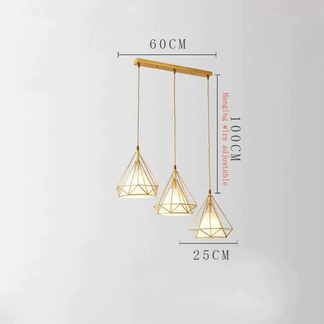 Retro Loft Industrial Led Pendant Lights Copper Hanging For Kitchen Living Room Bedroom Aisle