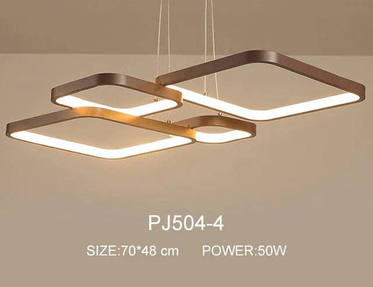 Modern Brown Led Pendant Lights For Kitchen Cord Bar Bedroom Industrial Lighting Dining Room Lampki