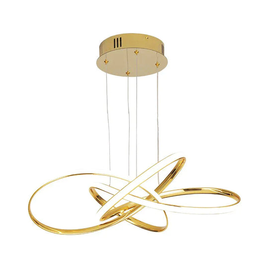 Chrome/Gold Plated Modern Led Pendant Lights For Dining Room Kitchen Hanging Lamp 90 - 260V Gold /