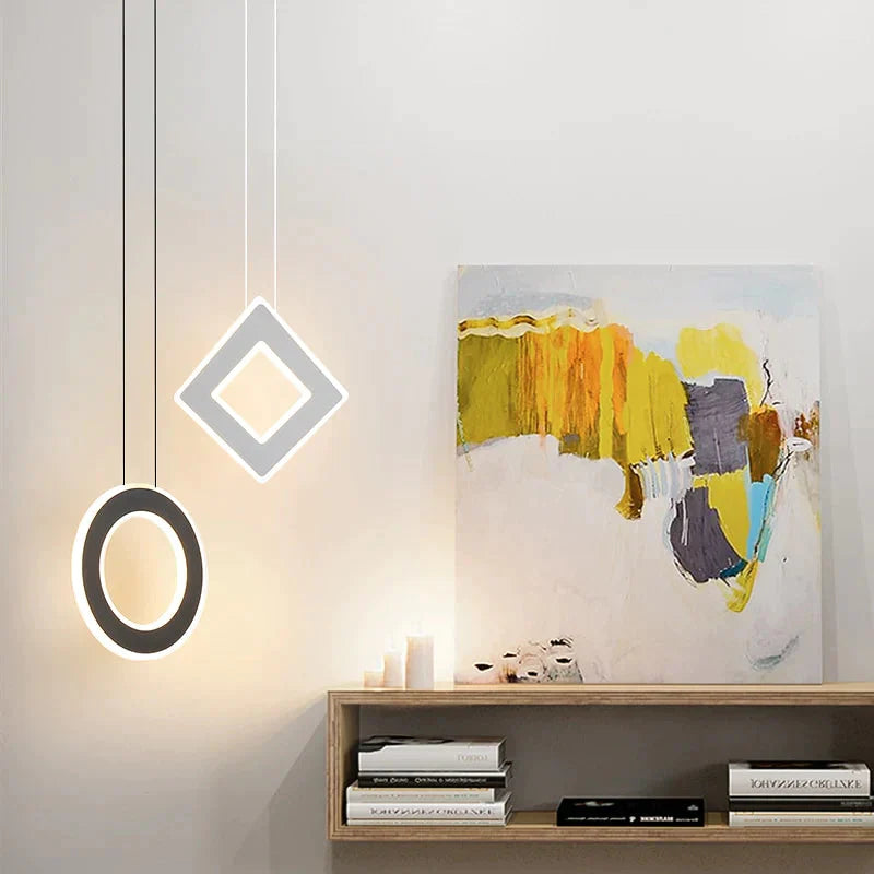 Modern Led Pendant Lights For Bedroom Dinning Room Bedside Home Deco Lamp Fixtures Free Shipping