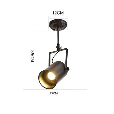 Surface Mounted Black Vintage Ceiling Lights With Led Dining Room Kitchen Fixtures Lamp Coffee