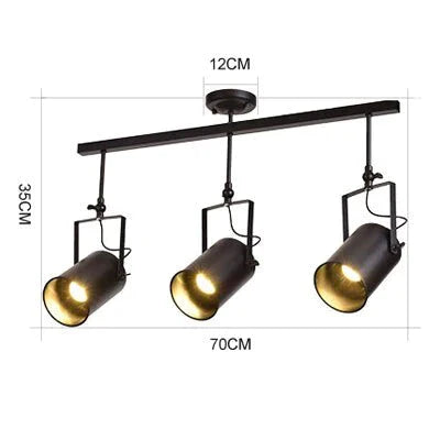 Surface Mounted Black Vintage Ceiling Lights With Led Dining Room Kitchen Fixtures Lamp Coffee