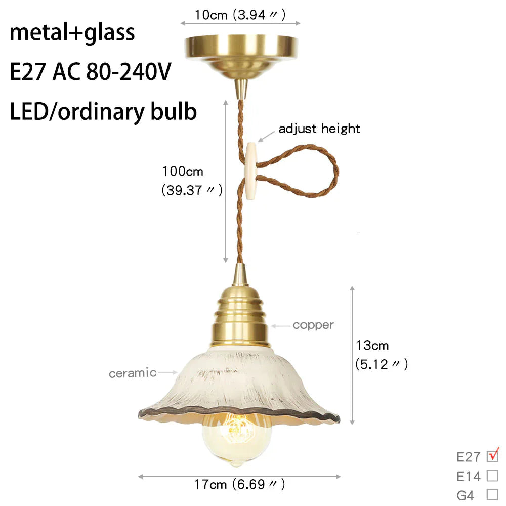 11 Style Minimalist Design Glass Pendant Lamp Led Interior Bedroom Bedside Living Room Dining