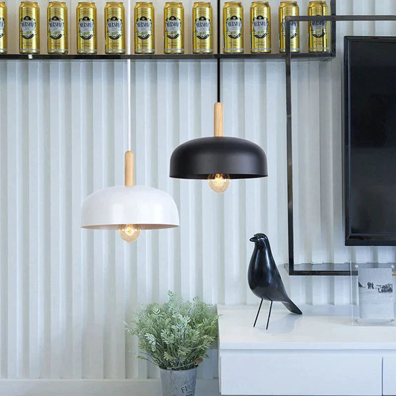 Modern Nordic Metal E27 Led Pendant Lights Bar Coffee Decorative Hanging Lamp Restaurant Bedroom