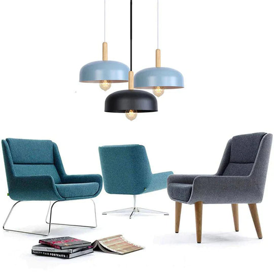 Modern Nordic Metal E27 Led Pendant Lights Bar Coffee Decorative Hanging Lamp Restaurant Bedroom