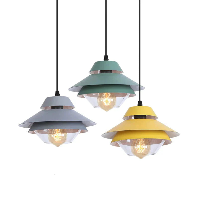 Industrial Retro Nordic Pendant Light Led E27 Cottage Modern Hanging Lamp For Living Room Kitchen