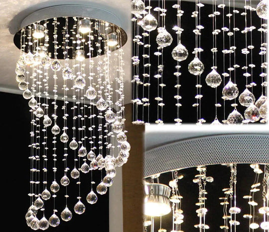 Royal Europe Loft Chandelier With Gu10 5 Lights Crystals Classical Lamps For Bedroom Hotel Lobby