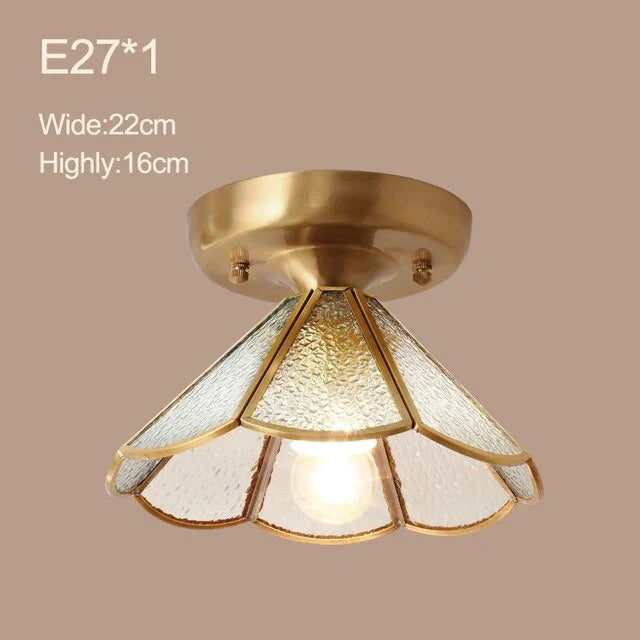 Glass Copper Plafonnier Led Ceiling Light Living Room Lights Lampy Sufitowe Lamp Lustre Lamparas De