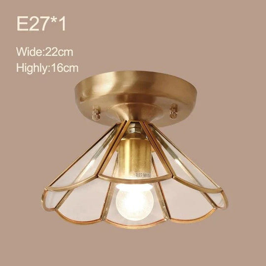 Glass Copper Plafonnier Led Ceiling Light Living Room Lights Lampy Sufitowe Lamp Lustre Lamparas De