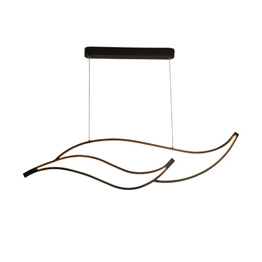 Modern Led Pendant Lights For Dining Room Kitchen Matte Black Or White Finish Żyrandol Lamp