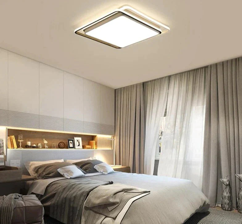 Modern Ceiling Lights Lamp Black White Lampshade High Quality For Living Room Bedroom Surface