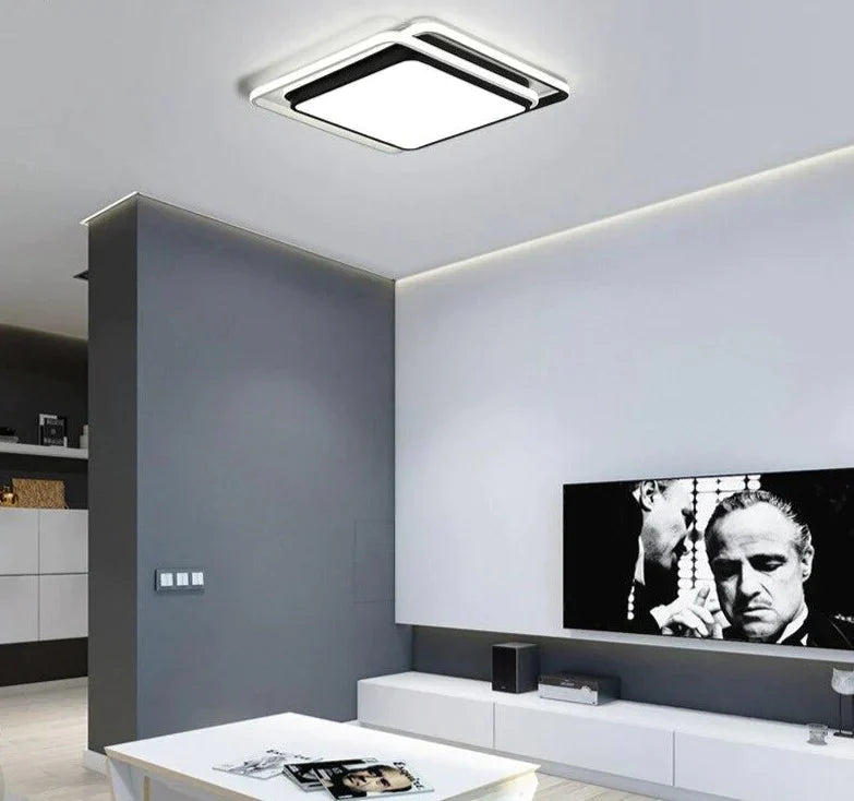 Modern Ceiling Lights Lamp Black White Lampshade High Quality For Living Room Bedroom Surface