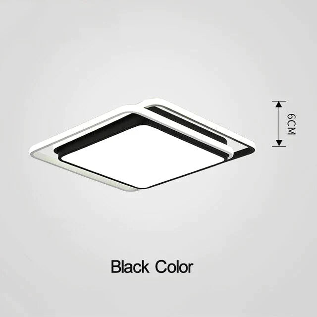 Modern Ceiling Lights Lamp Black White Lampshade High Quality For Living Room Bedroom Surface