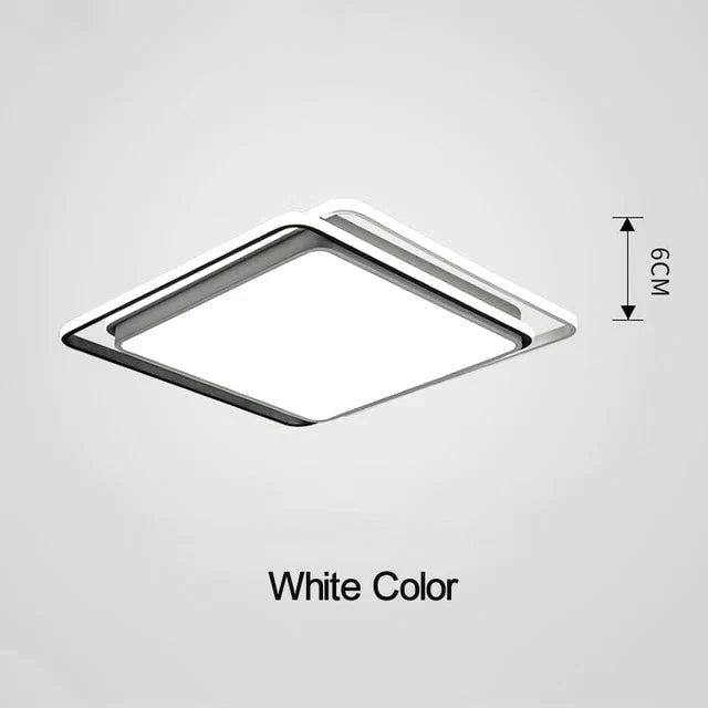 Modern Ceiling Lights Lamp Black White Lampshade High Quality For Living Room Bedroom Surface