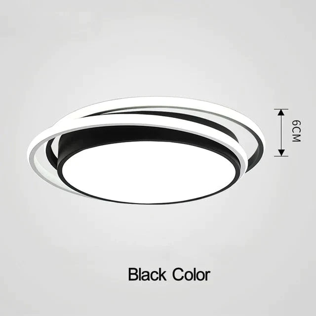 Modern Ceiling Lights Lamp Black White Lampshade High Quality For Living Room Bedroom Surface