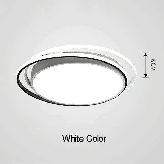 Modern Ceiling Lights Lamp Black White Lampshade High Quality For Living Room Bedroom Surface