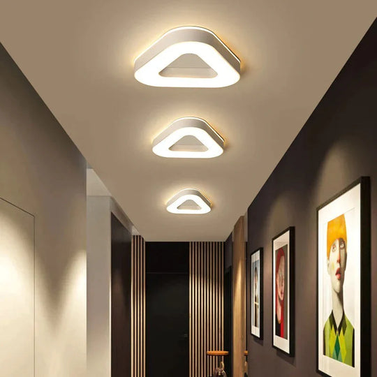 New Design Led Ceiling Light Corridor Art Gallery Decoration Front Balcony Lamp Porch White Black