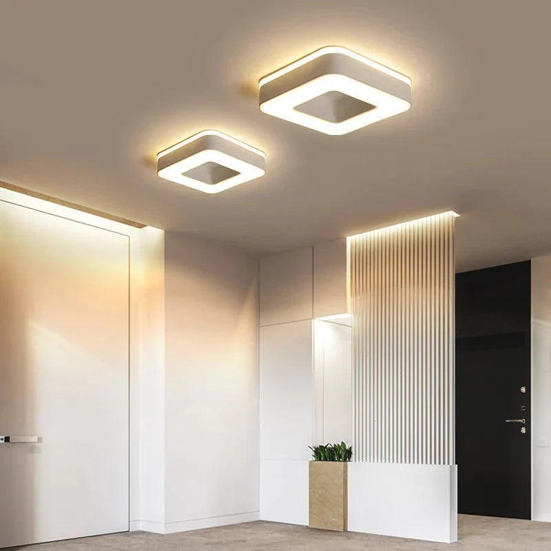 New Design Led Ceiling Light Corridor Art Gallery Decoration Front Balcony Lamp Porch White Black