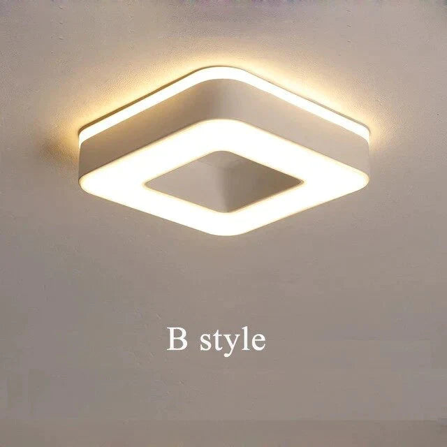 New Design Led Ceiling Light Corridor Art Gallery Decoration Front Balcony Lamp Porch White Black