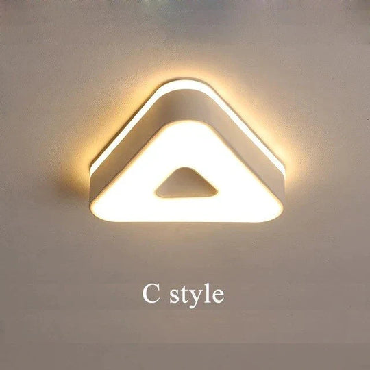 New Design Led Ceiling Light Corridor Art Gallery Decoration Front Balcony Lamp Porch White Black