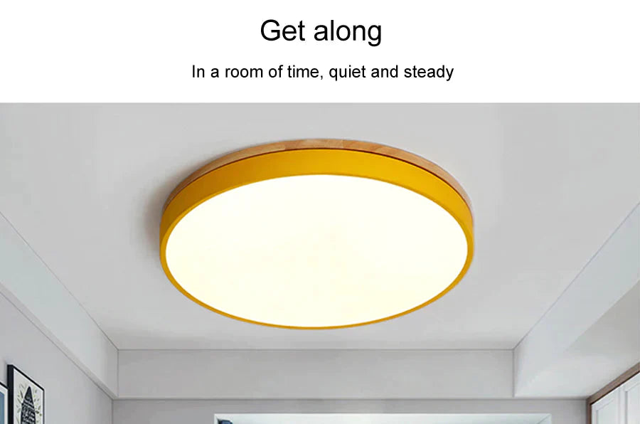 Hot Thin Led Ceiling Lights Bedroom Lamps Modern With Color Polarizer Luminaria Child Luminaire