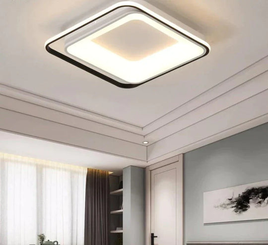 Modern Acrylic Ceiling Lights For Bedroom Support Remote Control Led Surface Mount Lamps