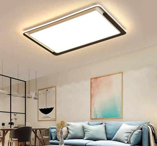 Modern Led Celling Lights Living Bedroom Dining Room Iron Body New Lampshade Lighting Lamp Lustres