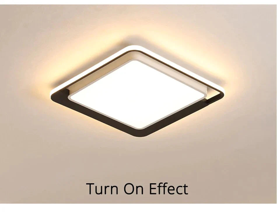 Modern Led Celling Lights Living Bedroom Dining Room Iron Body New Lampshade Lighting Lamp Lustres
