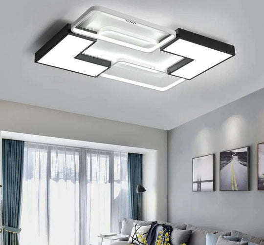 Modern Led Ceiling Light For Living Room Bedroom Dining Fixtures Led Rectangle Lamp Luminaires Home